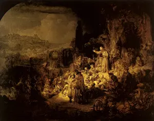 1635: St John the Baptist Preaching, by Rembrandt