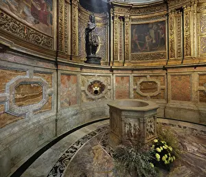Assunta: St John the Baptist, Siena Cathedral, Siena, Tuscany, Italy