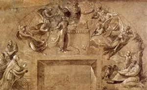 1517: St John the Evangelist... and Pope Julius II, by Raphael