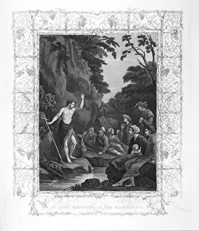 Reuben Luke Collection: St John preaching the