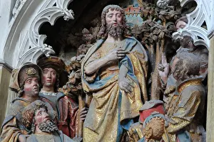 Henencourt: St John relief, choir screen, Amiens cathedral