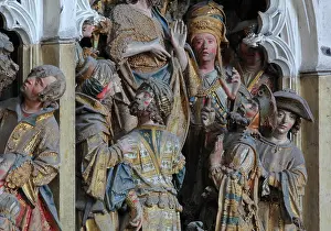 Henencourt: St John relief, choir screen, Amiens cathedral