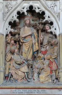 Henencourt: St John relief, choir screen, Amiens cathedral