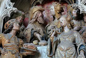 Henencourt: St John relief, choir screen, Amiens cathedral