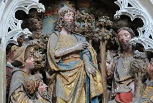 Henencourt: St John relief, choir screen, Amiens cathedral