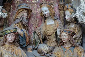 Henencourt: St John relief, choir screen, Amiens cathedral