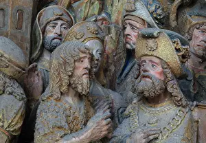 Henencourt: St John relief, choir screen, Amiens cathedral