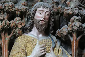 Henencourt: St John relief, choir screen, Amiens cathedral