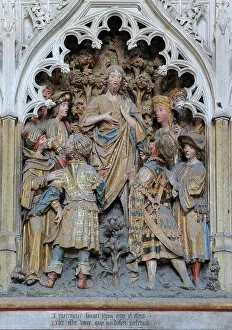 Henencourt: St John relief, choir screen, Amiens cathedral