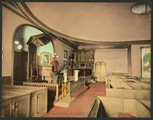 C1901: St. John's Church from Patrick Henry's pew, Richmond, Virgin