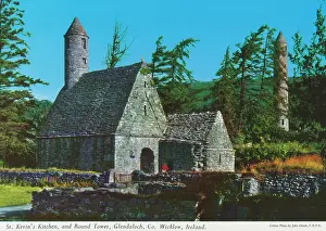 Kevins: St Kevin's Kitchen and Round Tower, Glendalough, Co Wicklow
