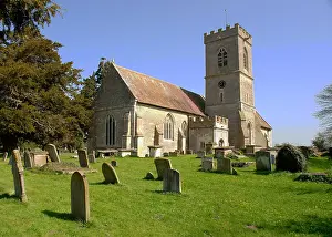 Glos: St Laurence Church at Longney, Gloucester