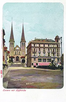 Lucerne: St Leodegar Hofkirche, Lucerne, Switzerland