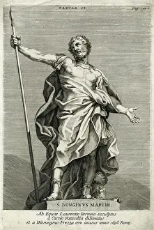 Longinus: ST LONGINUS/MARTYR/1696