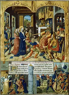 Assassinated: St Louis brought as prisoner before the Sultan