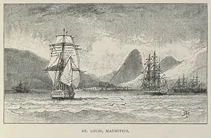 Researches: St. Louis, Mauritius illustration