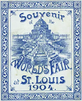 Fold Out: St. Louis World Fair, Missouri, USA - Souvenir Booklet Cover