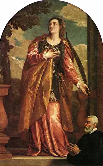 Donor: St Lucy and a Donor, by Veronese