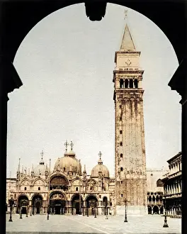 Campanile: St Mark's Cathedral and Square, Venice, Italy