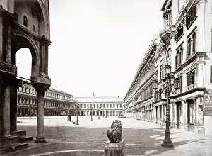 Quadrangle: St Mark's Square, Venice, Italy, c.1880's