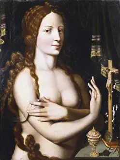1530: St Mary Magdalene Penitent'. Milanese School circa