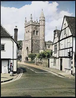 Thiscolourisedpic: ST. MARY'S, AMERSHAM