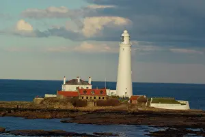 Seaton: St Marys Island and Lighthouse - Hartley