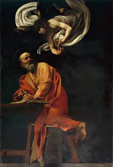 Merisi: St Matthew and the Angel, by Caravaggio