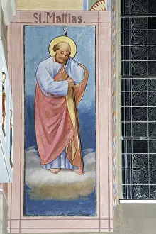 Luger: St Matthew, wall fresco