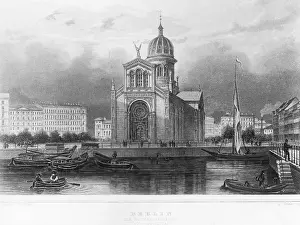 The St. Michael Church in Berlin, 1854