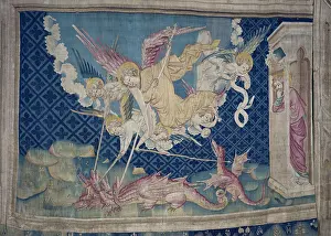 1382: St Michael Against the Dragon. Apocalypse of Angers