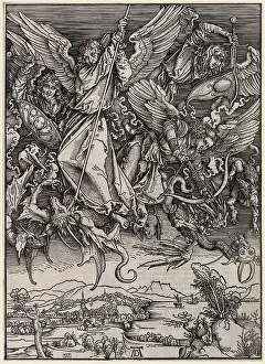 1511: St. Michael fighting the dragon