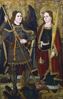 Nail: St Michael and St Engracia. The Archangel Michael