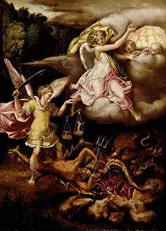 Lelio: St Michael subduing Satan and weighing the Souls of the Dead