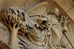 Bourges: St Michael tympanum, Palais Jacques Coeur, Bourges, France