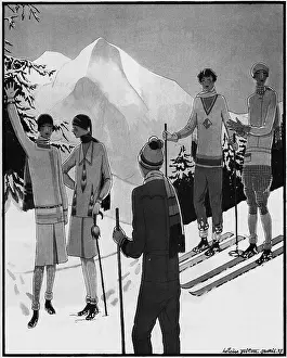 Mortiz: St Moritz winter fashions 1928