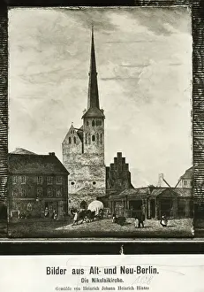 Nikolaikirche: St. Nicholas Church in Berlin, 1827