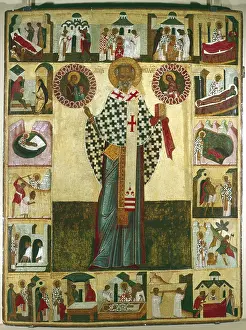 St Nicholas (early 4th century) and scenes from