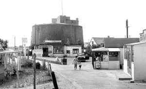 Martello: St Osyth, Martello Tower, Point Clear Bay c1955