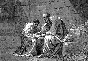 Epistle: St Paul the Apostle in prison, writing his epistle