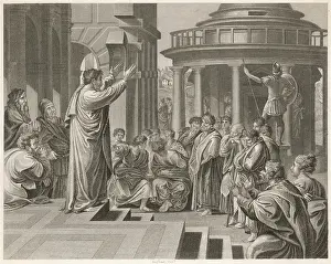 Preaches: St Paul preaching at Athens