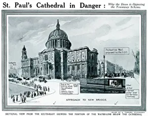 Waterline: St. Paul's Cathedral in Danger 1913