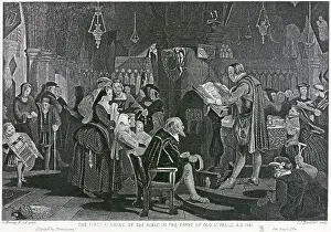 Mayson: St Pauls Cathedral. First bible reading in the Crypt
