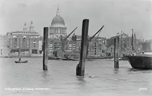 Prominently: St. Paul's Cathedral in London