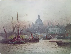 Goff: St Paul's Cathedral from the River