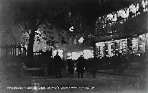 Faint: St. Paul's Churchyard at Night