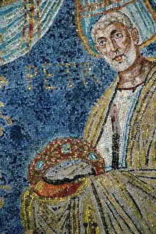 Baptistry: St. Peter. Detail of the