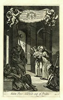 Gaol: St Peter delivered out of prison