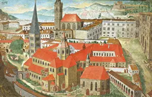 Anrather: St. Peter's Abbey from the South