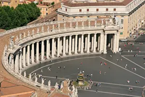 Vatican: St Peter's Square, Vatican, Rome, by Bernini
